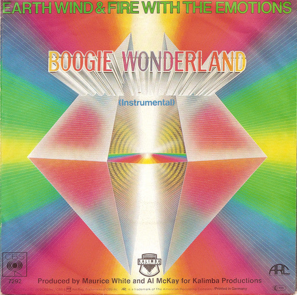 Earth Wind & Fire* With The Emotions : Boogie Wonderland (7", Single)