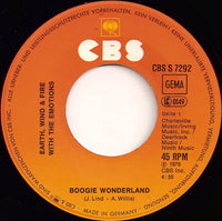 Earth, Wind & Fire With The Emotions : Boogie Wonderland (7", Single)