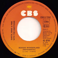 Earth, Wind & Fire With The Emotions : Boogie Wonderland (7", Single)