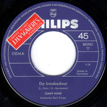 Lenny Kuhr : De Troubadour (7", Single)