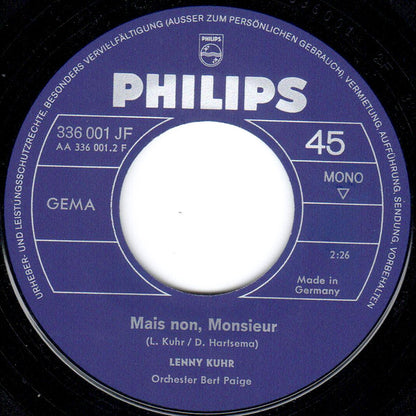 Lenny Kuhr : De Troubadour (7", Single)