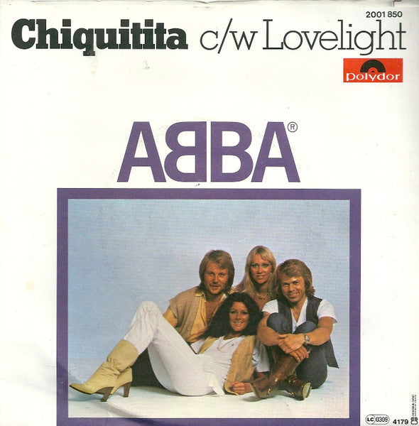 ABBA : Chiquitita c/w Lovelight (7", Single, Pap)
