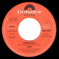 ABBA : Chiquitita c/w Lovelight (7", Single, Pap)