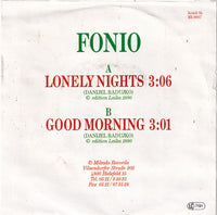 Fonio : Lonely Nights (7", Single)
