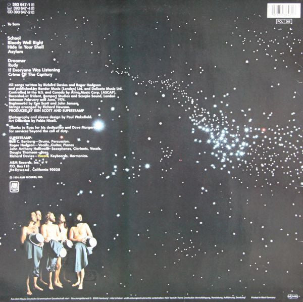 Supertramp : Crime Of The Century (LP, Album, RE)