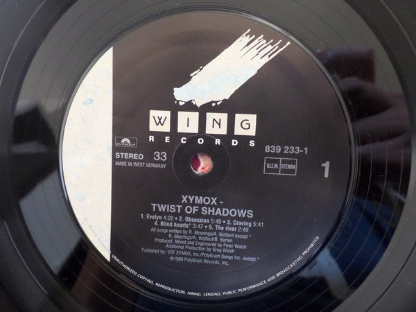 Xymox : Twist Of Shadows (LP, Album)