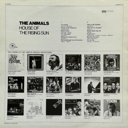 The Animals : House Of The Rising Sun (LP, Comp, RE)