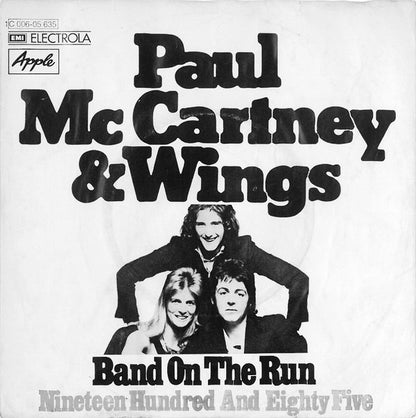 Paul McCartney & Wings* : Band On The Run (7", Single)