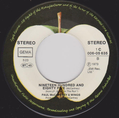 Paul McCartney & Wings* : Band On The Run (7", Single)
