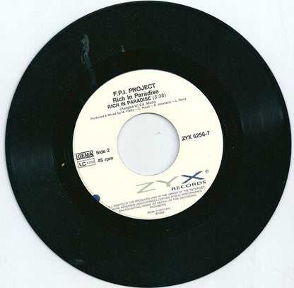 F.P.I. Project* : Rich In Paradise "Going Back To My Roots" (7", Single)