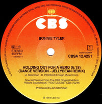 Bonnie Tyler : Holding Out For A Hero (Dance Version-Jellybean Remix) (12", Maxi)