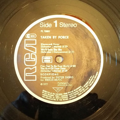 Scorpions : Taken By Force (LP, Album, RE)