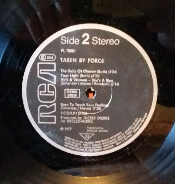 Scorpions : Taken By Force (LP, Album, RE)