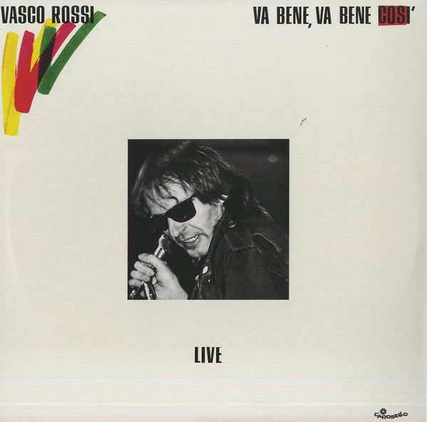 Vasco Rossi : Va Bene, Va Bene Così - Live (LP, Album, Gra)