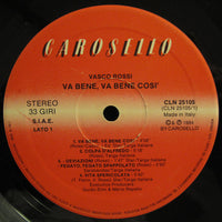 Vasco Rossi : Va Bene, Va Bene Così - Live (LP, Album, Gra)