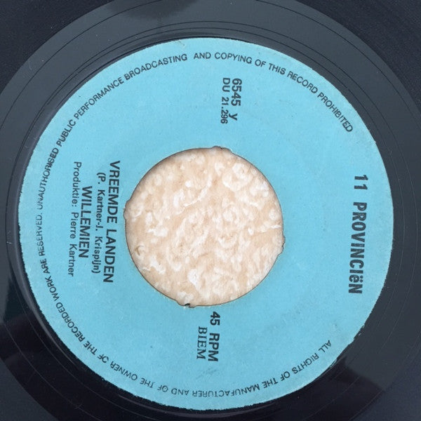Willemien : Vreemde Landen (7", Single)