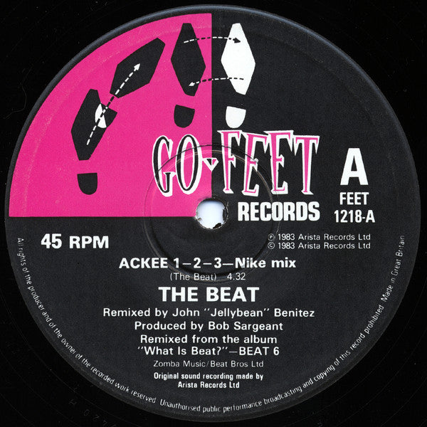 The Beat (2) : Ackee 1-2-3 (12", Single)