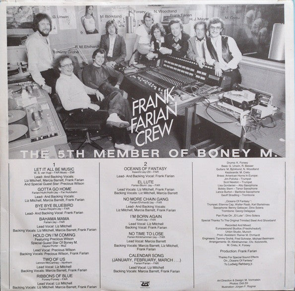 Boney M. : Oceans Of Fantasy (LP, Album, Gat)