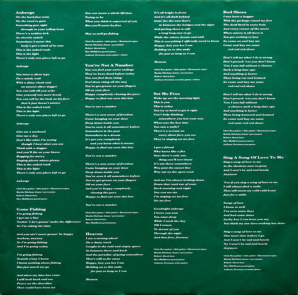 Chris Rea : Auberge (LP, Album)