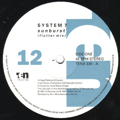 System 7 : Sunburst (Flutter Mix) (12")