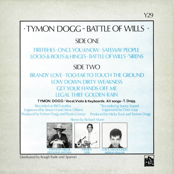 Tymon Dogg : Battle Of Wills (LP, Album)
