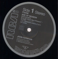 John Farnham : Age Of Reason (12", Maxi)