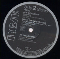 John Farnham : Age Of Reason (12", Maxi)