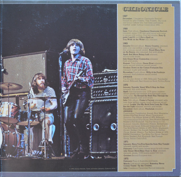 Creedence Clearwater Revival Featuring John Fogerty : Chronicle (The 20 Greatest Hits) (2xLP, Comp, Gat)
