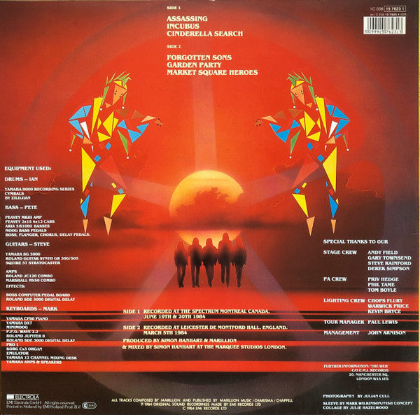 Marillion : Real To Reel (LP, Album, RE)