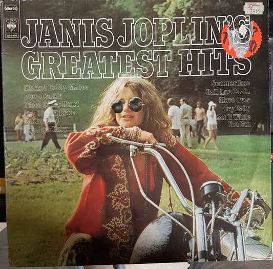 Janis Joplin : Janis Joplin's Greatest Hits (LP, Comp, RE)