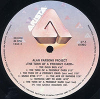 The Alan Parsons Project : The Turn Of A Friendly Card (LP, Album, RE)