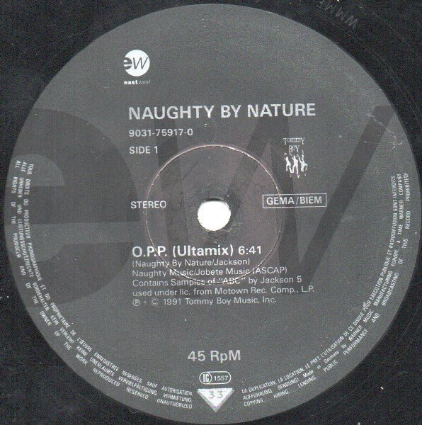 Naughty By Nature : O.P.P. (12")