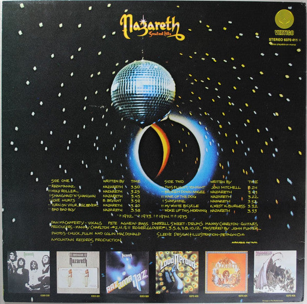 Nazareth (2) : Greatest Hits (LP, Comp)