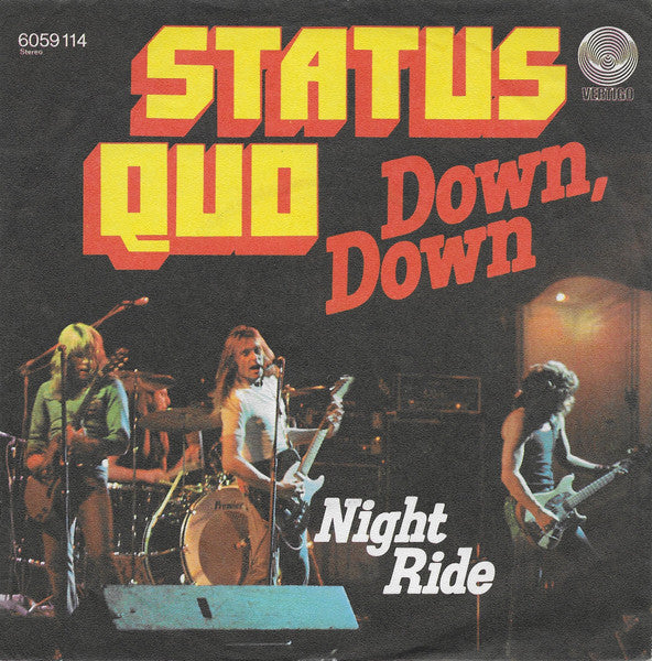 Status Quo : Down Down (7", Single)