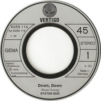 Status Quo : Down Down (7", Single)