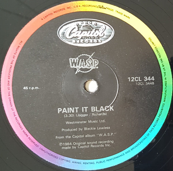 W.A.S.P. : School Daze (12", Single, Ast)