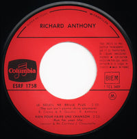 Richard Anthony (2) : Le Soleil Ne Brille Plus (7", EP)
