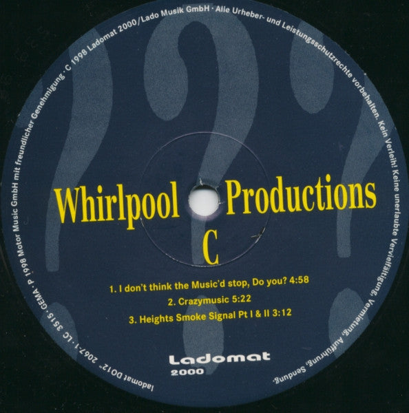 Whirlpool Productions : ??? (2xLP, Album)