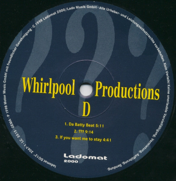 Whirlpool Productions : ??? (2xLP, Album)