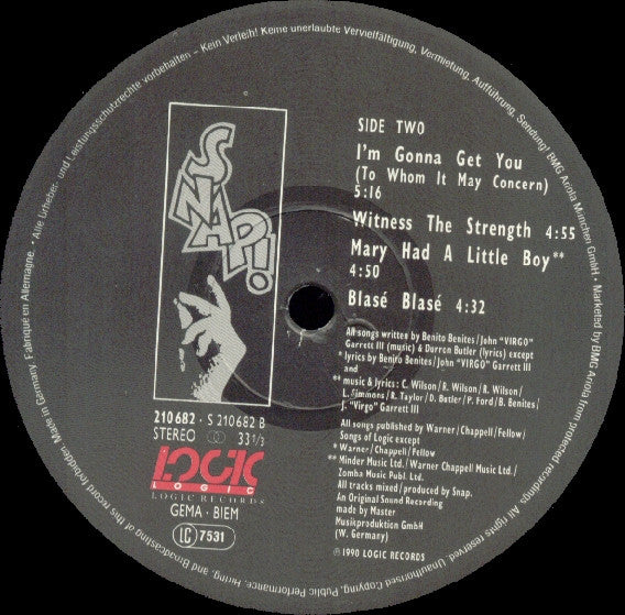 Snap! : World Power (LP, Album)