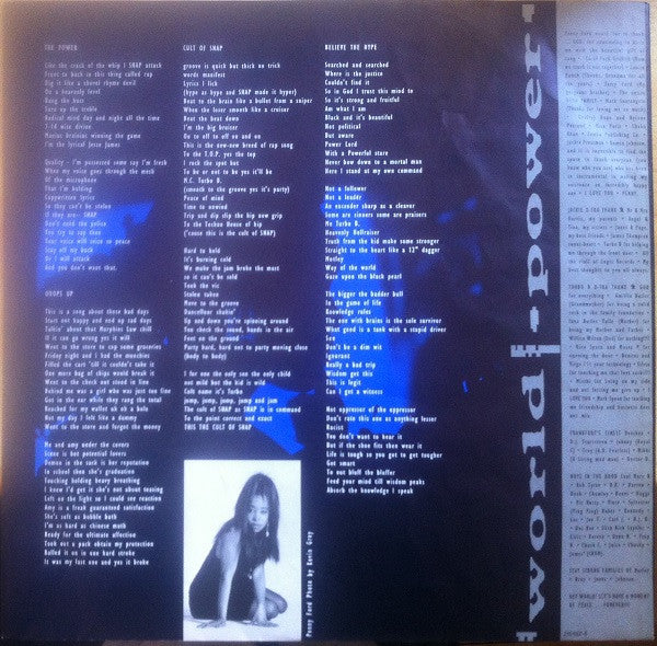 Snap! : World Power (LP, Album)