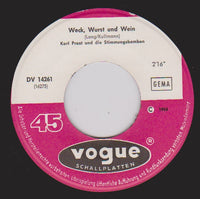 Karl Prost Und Die Stimmungsbomben : Bis Dass Der Tag Anbricht, Sollst Du Mich Küssen (7", Single)
