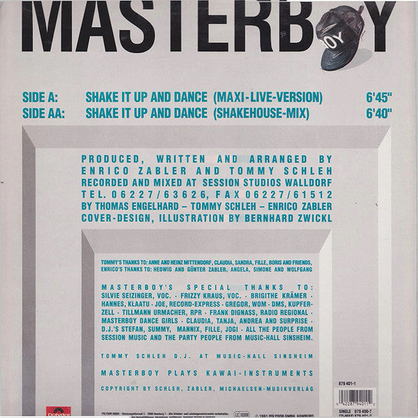 Masterboy : Shake It Up And Dance (12", Maxi)