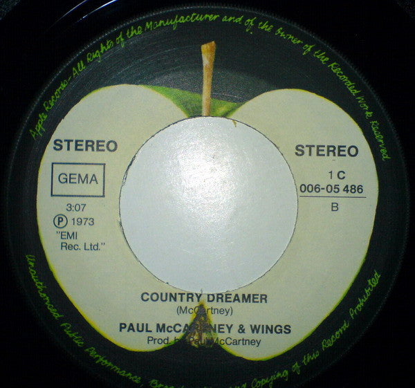 Paul McCartney & Wings* : Helen Wheels / Country Dreamer (7", Single)