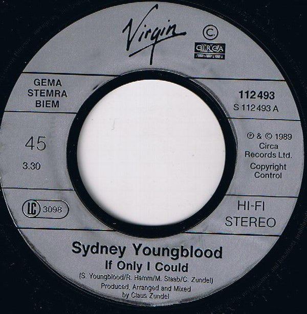 Sydney Youngblood : If Only I Could (7", Single)