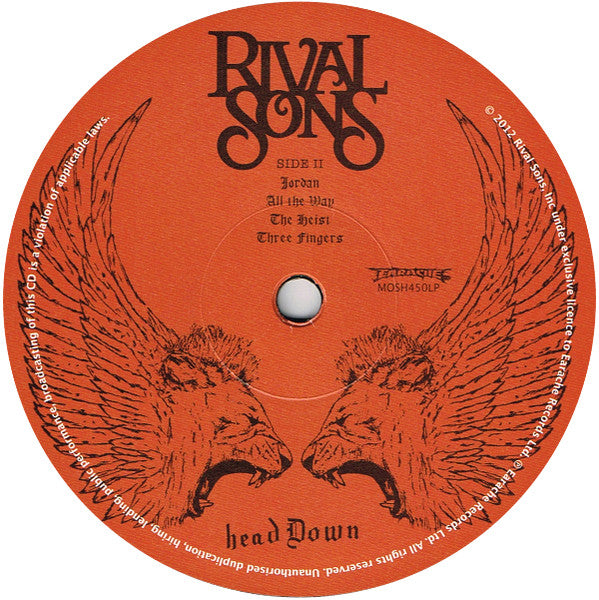 Rival Sons : Head Down (2xLP, Album, RP)