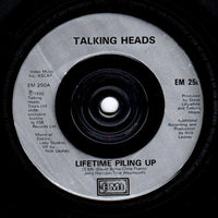 Talking Heads : Lifetime Piling Up (7", Single)