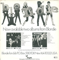 Blondie : (I'm Always Touched By Your) Presence, Dear. (7", Single, Blu)