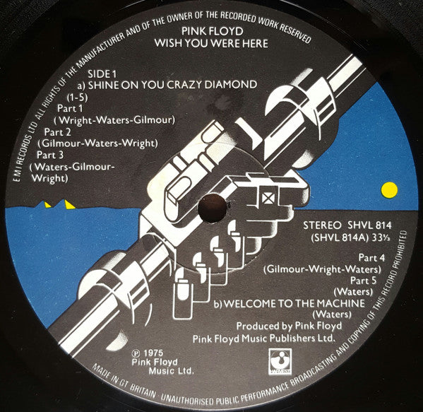 Pink Floyd : Wish You Were Here (LP, Album)