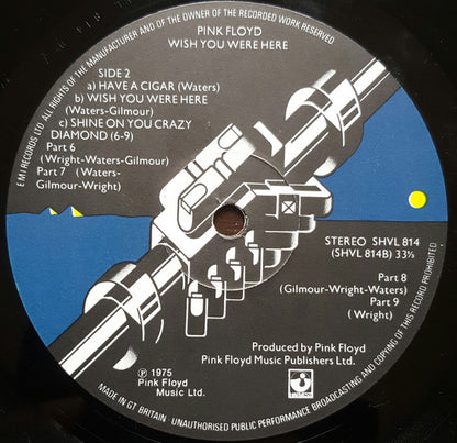 Pink Floyd : Wish You Were Here (LP, Album)